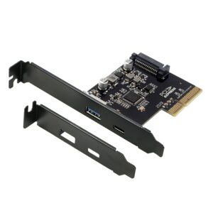 (LS)Simplecom EC312v2 PCIe x4 to 2-Port USB 3.2 Gen II 10Gbps USB-C and USB-A Ex