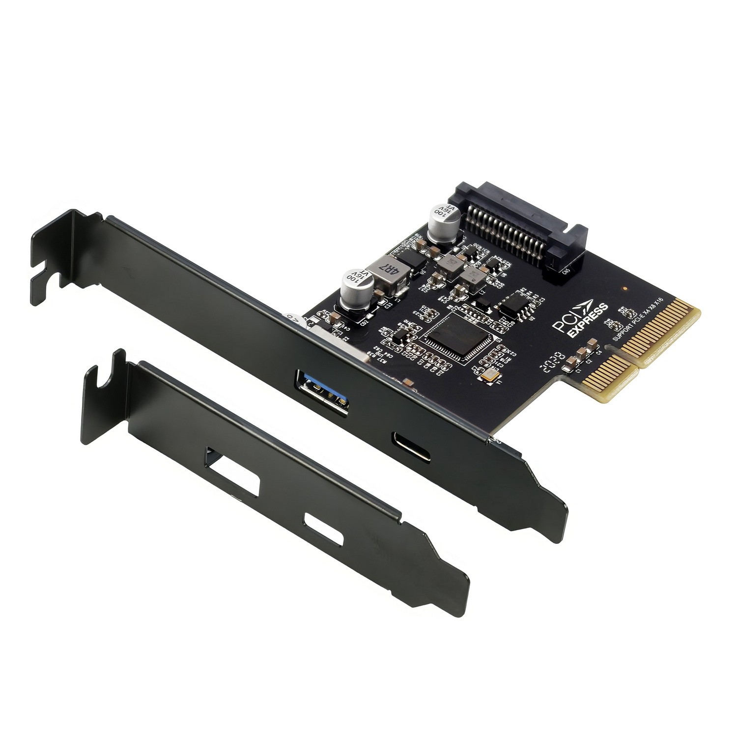 (LS)Simplecom EC312v2 PCIe x4 to 2-Port USB 3.2 Gen II 10Gbps USB-C and USB-A Ex