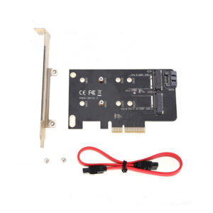(LS)Simplecom EC412 Dual M.2 (B Key and M Key) to PCI-E x4 and SATA 6G Expansion
