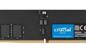 Crucial 16GB (1x16GB) DDR5 CUDIMM 6400MHZ CL52 Desktop PC Memory for Intel Core