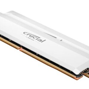 Crucial Pro 32GB (2x16GB) DDR5 UDIMM 6400MHz CL38 White Heat Spreader Support In