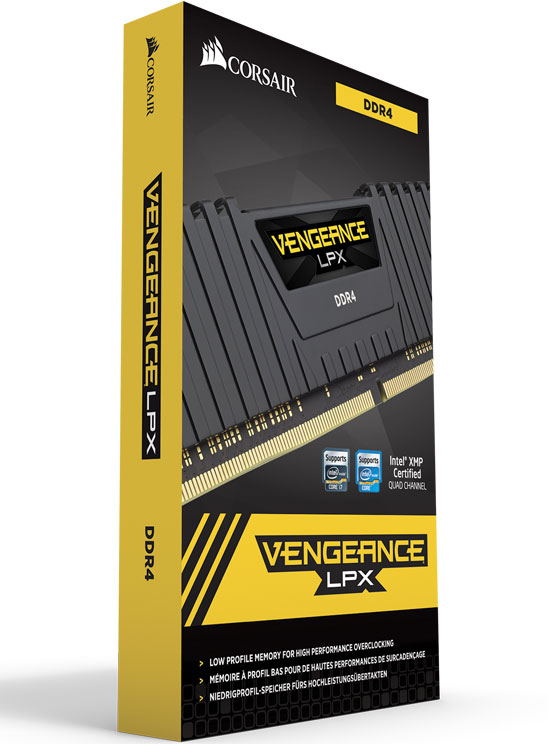 Corsair Vengeance LPX 16GB (2x8GB) DDR4 2666MHz C16 Desktop Gaming Memory Black