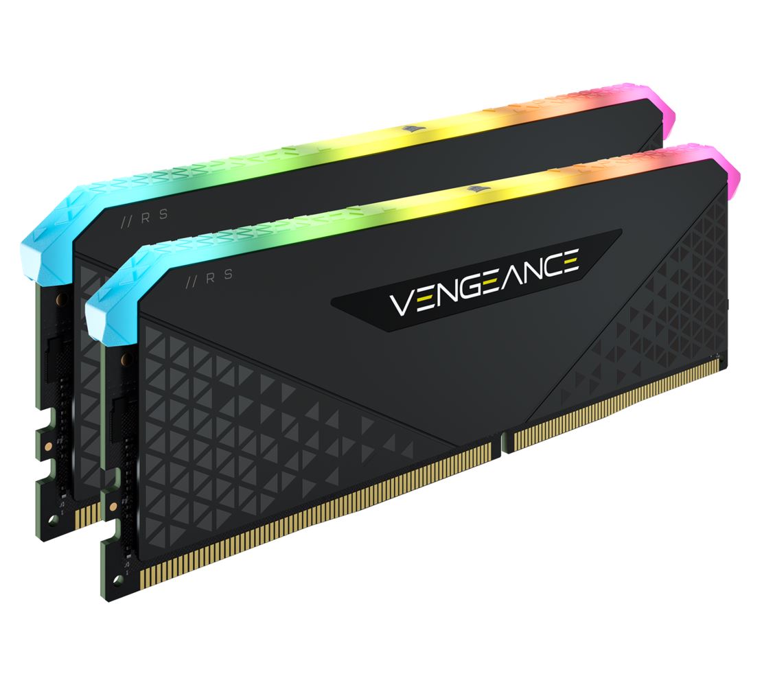 Corsair Vengeance RGB RS 32GB (2x16GB) DDR4 3600MHz C18 18-22-22-42 Black Heatsp
