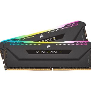 Corsair Vengeance RGB PRO SL 32GB (2x16GB) DDR4 3200Mhz C16 Black Heatspreader D