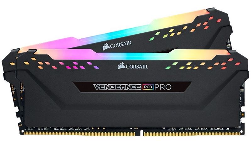 Corsair Vengeance RGB PRO SL 32GB (2x16GB) DDR4 3600Mhz C18 Black Heatspreader D