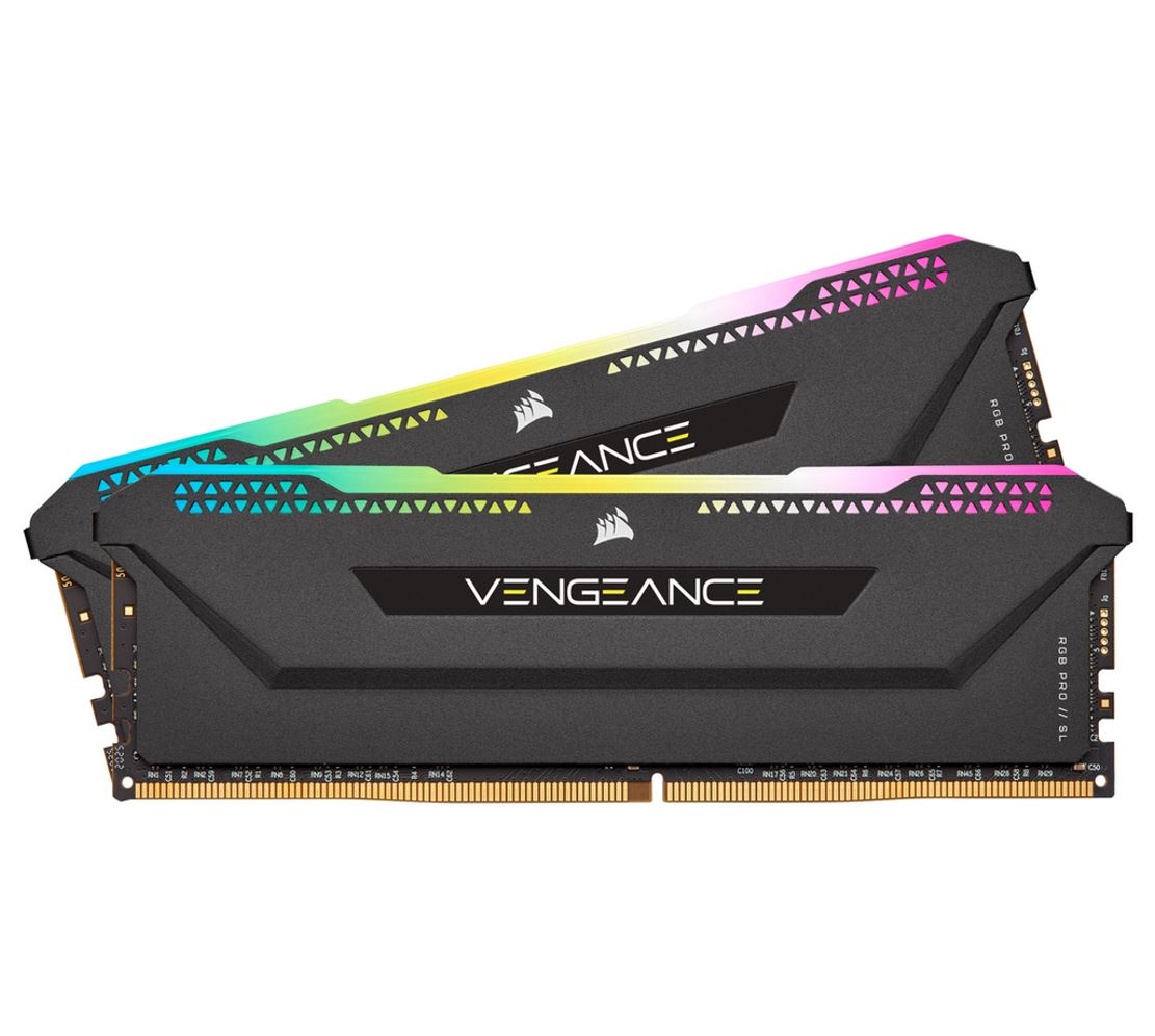 (LS) Corsair Vengeance RGB PRO SL 16GB (2x8GB) DDR4 3200Mhz C16 Black Heatspread