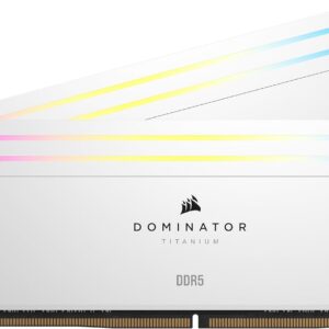 Corsair Dominator Titanium RGB 64GB (2x32GB) DDR5 DRAM 6000MT/s CL30 Intel XMP M