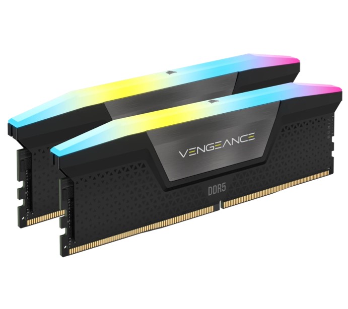 Corsair Vengeance RGB 96GB (2x48GB) DDR5 UDIMM 5600MHz C40 1.25V Desktop Gaming