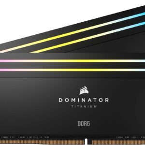 Corsair Dominator Titanium RGB 96GB (2x48GB) DDR5 DRAM 6600MT/s CL32 Intel XMP M