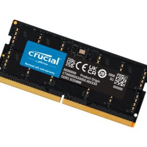 Crucial 48GB (1x48GB) DDR5 SODIMM 5600MHz CL46 Laptop Laptop Memory >32GB <64GB