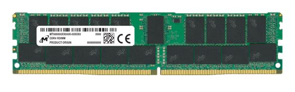 Micron 64GB (1x64GB) DDR4 RDIMM 3200MHz CL22 2Rx4 ECC Registered Server Memory 3