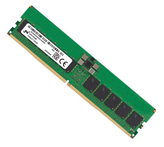 Micron 32GB (1x32GB) DDR5 RDIMM 5600MHz CL46 2Rx8 ECC Registered Server Data Cen