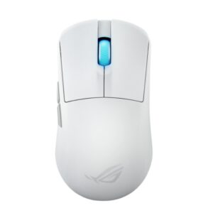 ASUS ROG Harpe Ace Mini White Ultralight 49-Gram Semi-Symmetrical Gaming Mouse