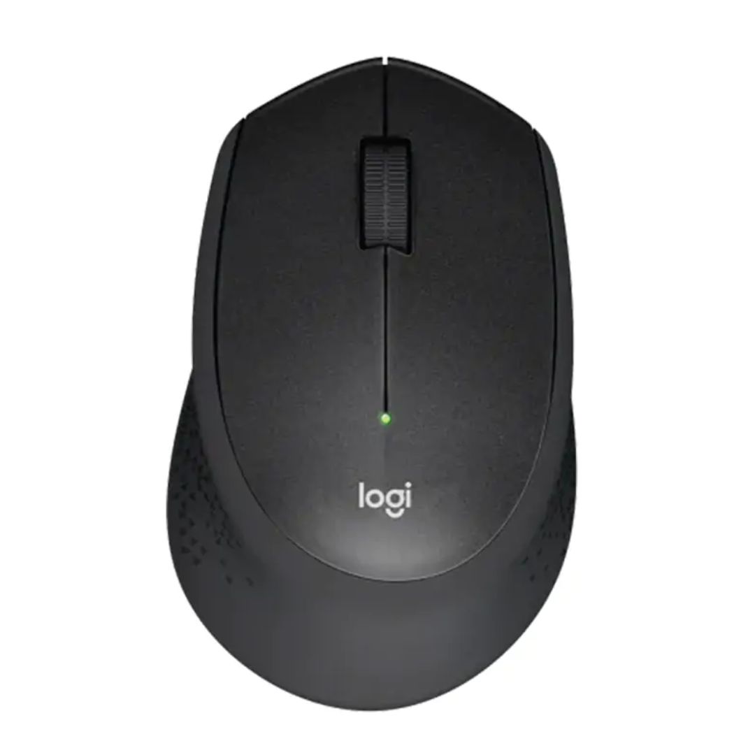 Logitech M331 SILENT PLUS Wireless Mouse Black DPI (Min/Max): 1000± 1-Year L