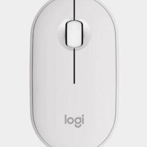 (LS)Logitech Pebble M350S Wireless Optical Mouse White  Graphite 1000 dpi  Bluet