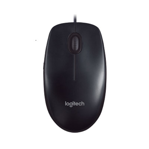 Logitech M90 USB Wired Optical Mouse 1000dpi for PC Laptop Mac Full Size Comfort