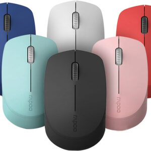 RAPOO M100 2.4GHz & Bluetooth 3 / 4 Quiet Click Wireless Mouse Blue -  1300dpi C