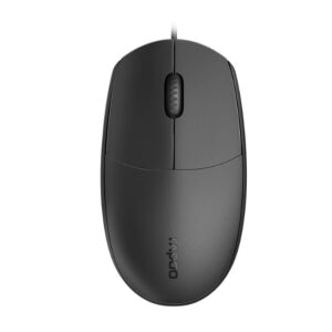 RAPOO N100 Wired USB Optical 1000DPI Mouse Black - No Driver Required/ Designed