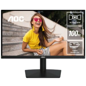 (LS) AOC 21.45'100Hz 1920 × 1080 (FHD) VGA × 1 HDMI 1.4 × 1 AdaptiveSync 3-Si