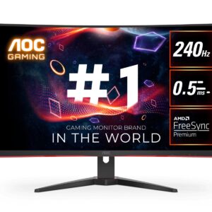 (LS) AOC 31.5' Curved Monitor (C32G2ZE) – FHD 240Hz VA
