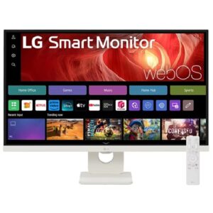 LG 27' 4K UHD IPS Smart Monitor: 3840×2160  (4K UHD)