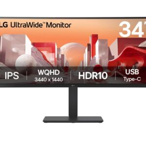 LG 34' UltraWide QHD Curved IPS 60Hz Monitor