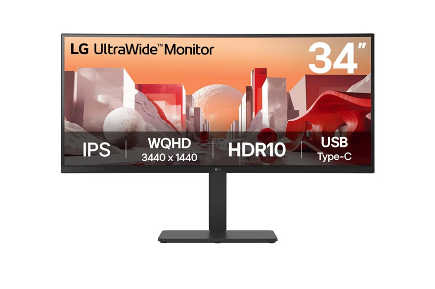 LG 34' UltraWide QHD Curved IPS 60Hz Monitor