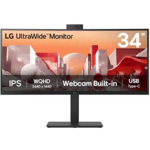 LG 34' UltraWide QHD Curved IPS 60Hz Monitor