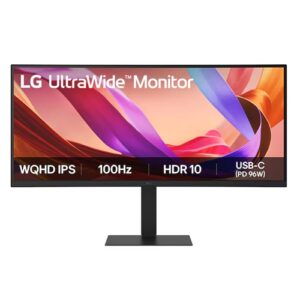 LG 34' UltraWide 21:9 WQHD Curved IPS Monitor with 3440x1440 resolution