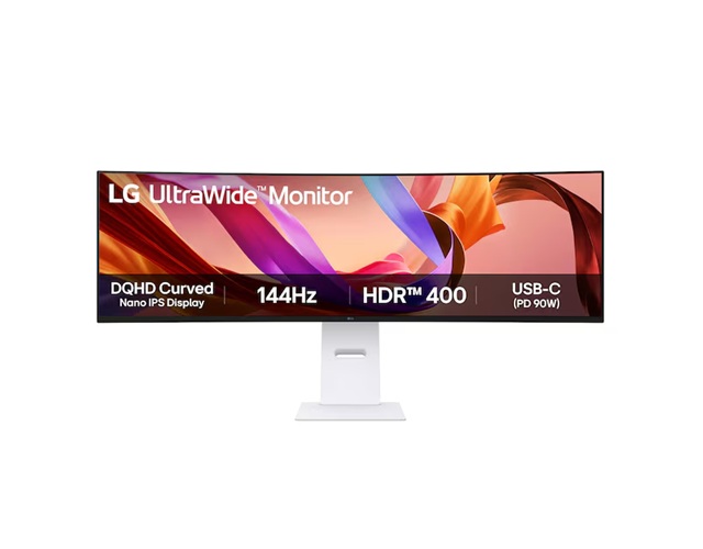 LG 49' UltraWide DQHD Curved Nano IPS Monitor with 5120x1440 resolution