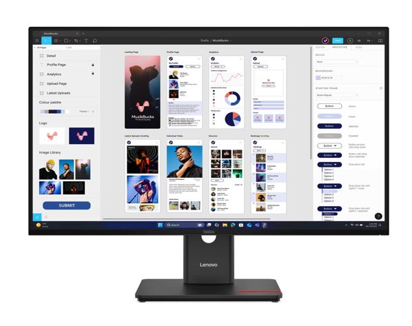LENOVO ThinkVision T32UD-40 31.5'/32' 60Hz UHD IPS Monitor 4K 3840x2160 16:9 Hei
