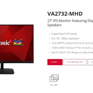 ViewSonic 27' Super Clear IPS