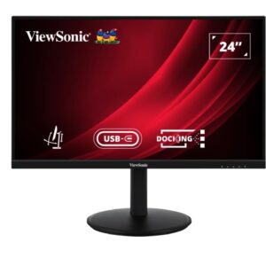 ViewSonic 24' Full HD Ergonomic Docking Monitor with USB-C 65w
