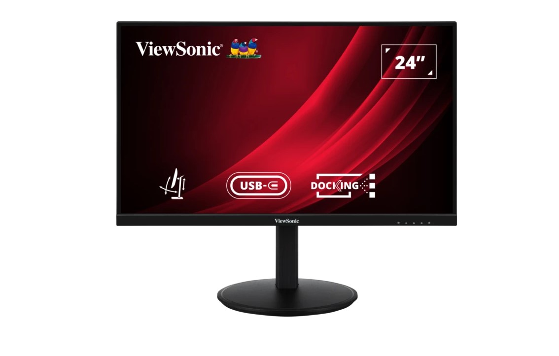 ViewSonic 24' Full HD Ergonomic Docking Monitor with USB-C 65w