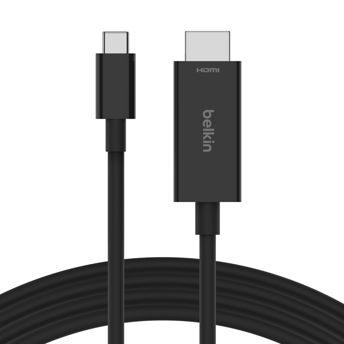 Belkin Connect USB-C to HDMI Cable (2M) - Black (AVC012bt2MBK)