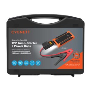Cygnett ChargeUp Auto 10K mAh Jump-Starter & Power Pack-Orange(CY3577CHAUT)