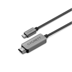 Cygnett Unite 8K USB-C to HDMI Cable (2.5M)-Black (CY4545CHDMI)