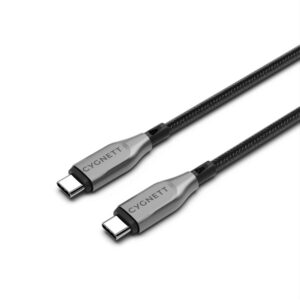 Cygnett Armoured Braided USB-C to USB-C (2.0) Cable (3M) - Black (CY4678PCTYC)