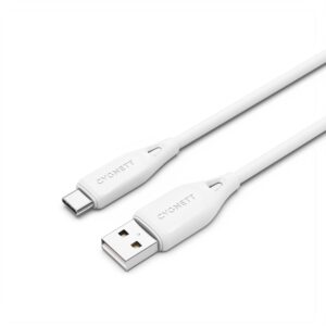 Cygnett Essentials USB-C to USB-A (2.0) Cable (1M) - White (CY4688PCUSA)