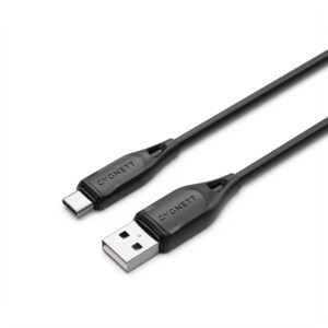 Cygnett Essentials USB-C to USB-A (2.0) Cable (2M) - Black (CY4689PCUSA)