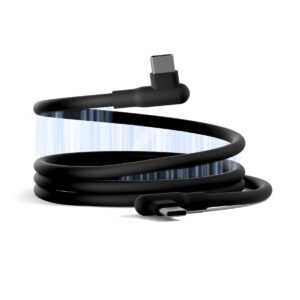 Cygnett DriveSync Right Angled Magnetic Silicone USB-C to USB-C Cable (0.7M) - (