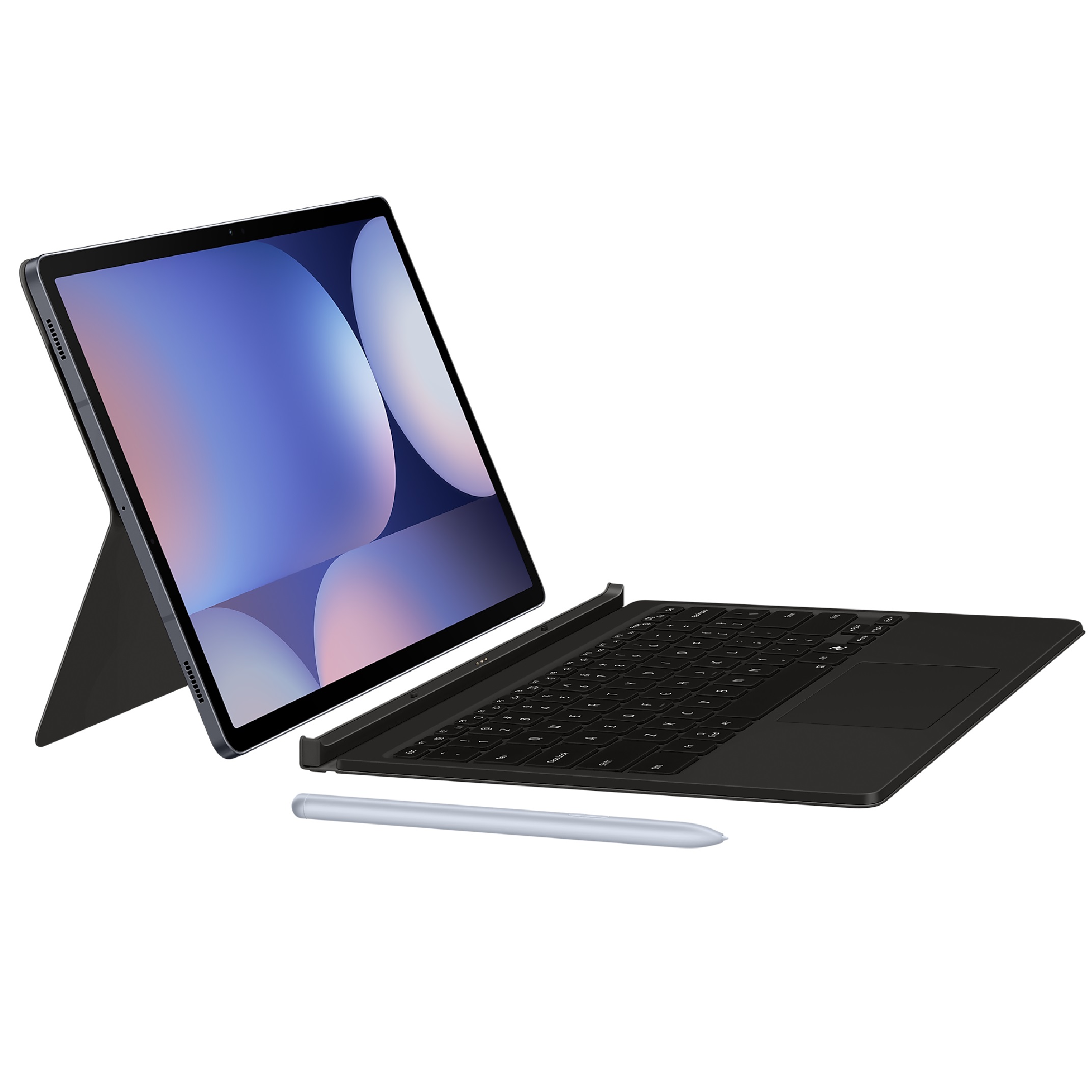 Samsung Galaxy Tab S10+ / Tab S9+ / Tab S9 FE+ Book Cover Keyboard - Black(EF-DX