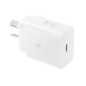 Samsung 25W GaN USB-C Fast Wall Charger - White(EP-T2510NWEGAU)