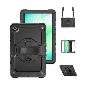 USP Rugged Samsung Galaxy A11/ Tab A9 (8.7') Case Black - Built-in-Kickstand