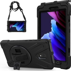 USP Rugged Samsung Galaxy Tab Active5/Tab Active3 (8') Case Black - Built-in-Kic