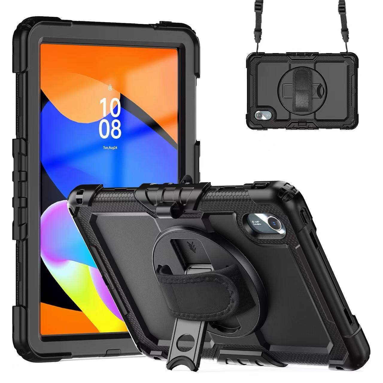USP Rugged Lenovo Idea Tab 11 (11') Case Black - Built-in-Kickstand