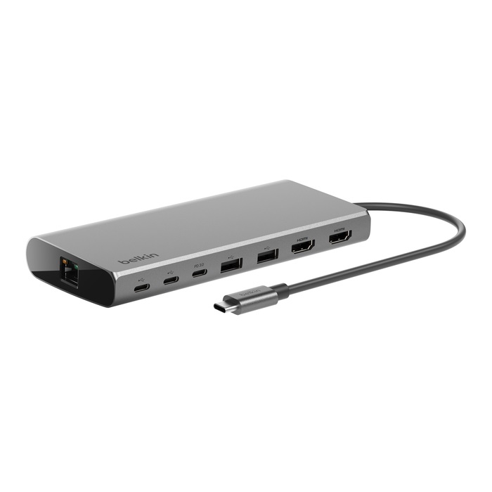Belkin Connect Universal USB-C 8-in-1 Dual Display Core Hub -Space Grey(INC015bt