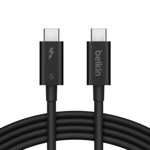 Belkin Connect Thunderbolt 5 USB-C to USB-C Cable (1M) - Black (INZ005fq1MBK)
