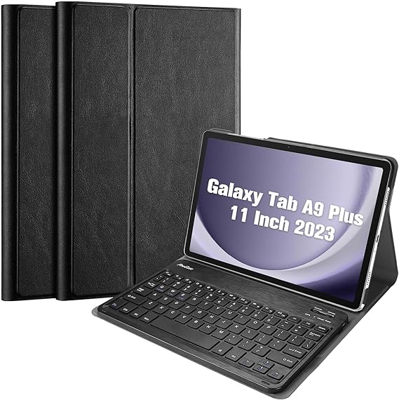 USP Samsung Galaxy Tab A9+ (11') Keyboard With Case Black - Ultra-Slim