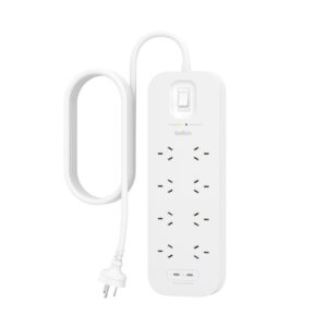 Belkin Surge Pro 8-Outlet Surge Protector With Dual USB-C Ports (SRB004AU2M) - H